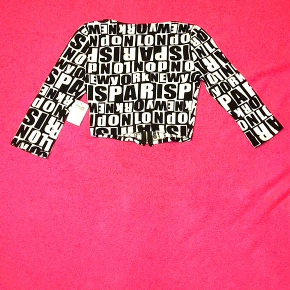 RARE Vintage Croptop "London,Paris,New York" - Picture 4 of 5